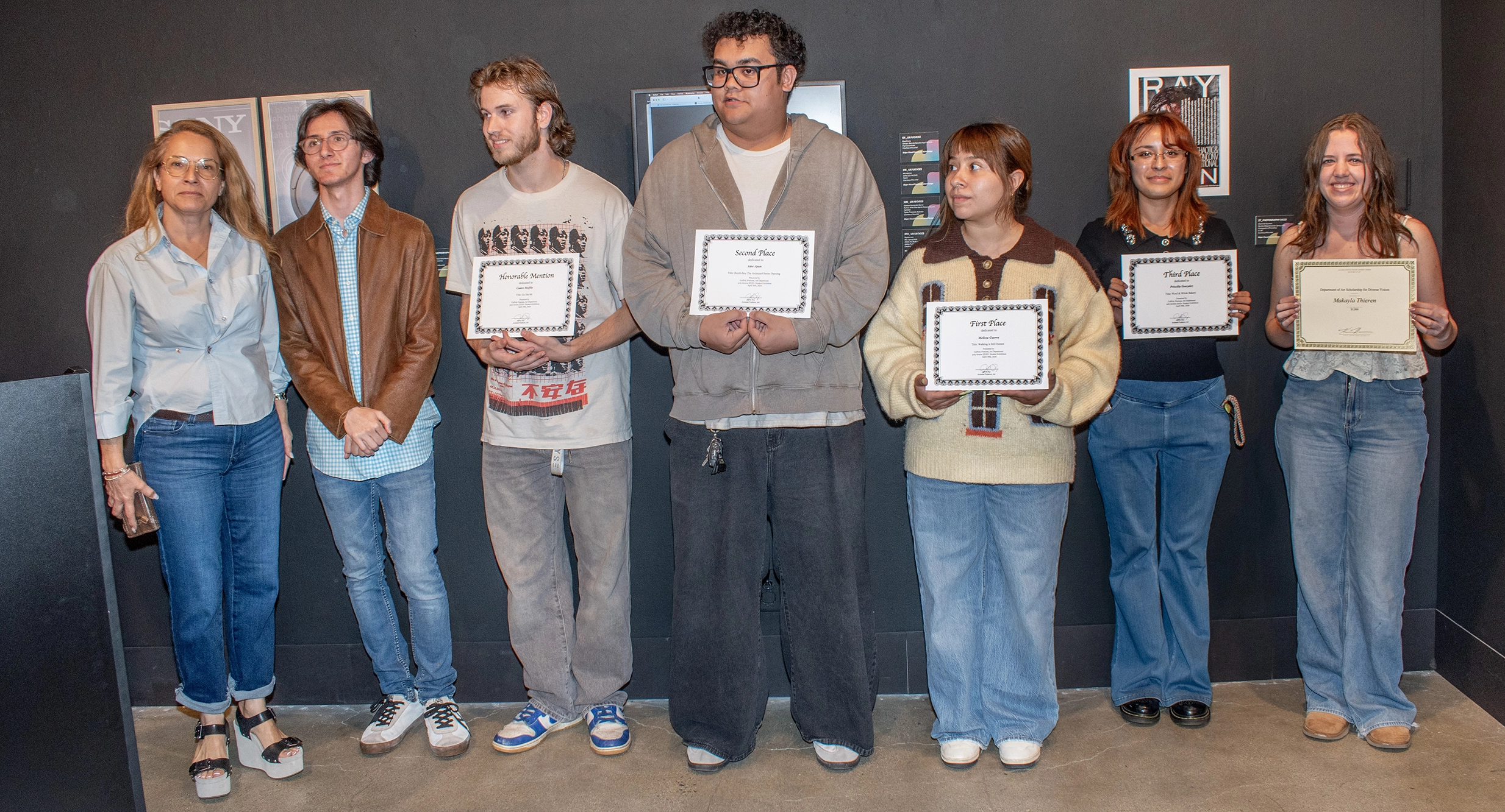 Reception photo of 2D+3D+ Awards.